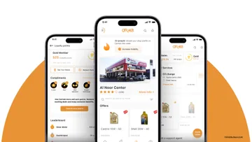 CarHub customer and merchant app designs